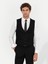 Erkek Siyah Slim Fit Yelek 50260062-VR046 1