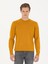 Erkek Sarı Slim Fit Bisiklet Yaka Triko Kazak 50270174-VR044 1