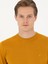 Erkek Sarı Slim Fit Bisiklet Yaka Triko Kazak 50270174-VR044 2
