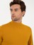 Erkek Sarı Slim Fit Yarım Balıkçı Basic Triko Kazak 50257711-VR044 1