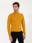 Erkek Sarı Slim Fit Yarım Balıkçı Basic Triko Kazak 50257711-VR044 2