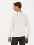 Erkek Beyaz Slim Fit Bisiklet Yaka Basic Triko Kazak 50270174-VR013 5