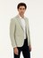 Erkek Çağla Yeşili Slim Fit Yün İpek Karışımlı Ceket 50284564-VR016 1