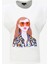 Kırık Beyaz Kadın Bisiklet Yaka T-Shirt F4SL-TST0223 1