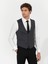 Erkek Antrasit Slim Fit Yelek 50260062-VR006 3