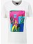 Kırık Beyaz Kadın Bisiklet Yaka Basic T-Shirt F4SL-TST0216 1