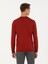 Erkek Koyu Kiremit Slim Fit Bisiklet Yaka Triko Kazak 50270174-VR206 5