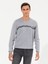 Erkek Gri Slim Fit Bisiklet Yaka Triko Kazak 50259268-VR024 3