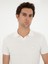 Erkek Beyaz Slim Fit Polo Yaka Triko T-Shirt 50285361-VR013 2