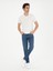 Erkek Beyaz Slim Fit Polo Yaka Triko T-Shirt 50285361-VR013 4