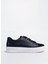 Lacivert Erkek Deri Sneaker Rubens 1