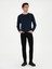 Erkek Lacivert Slim Fit Kazak 50280595-VR033 4