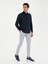Erkek Açık Mavi Slim Fit Beli Bağcıklı Kanvas Pantolon 50289151-VR003 3