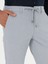 Erkek Açık Mavi Slim Fit Beli Bağcıklı Kanvas Pantolon 50289151-VR003 5