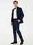 Erkek Lacivert Slim Fit Smokin Damatlık 50232899-VR033 6