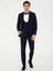 Erkek Lacivert Ex. Slim Fit Yelekli Smokin Damatlık 50236701-VR033 1