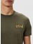 Bisiklet Yaka Haki Erkek T-Shirt 3DPT07PJM9Z 2