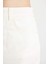 Yüksek Bel Cepli Basic Düz Gabardin Kapri D0326AX24SM 5