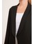 Kadın Siyah Uzun Blazer Ceket 0705 4