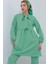Kadın Mint Örme Pantolon Tunik Alt Üst Takım 6654 1