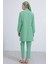 Kadın Mint Örme Pantolon Tunik Alt Üst Takım 6654 5
