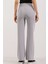 6629 Yüksek Bel Palazzo Pantolon - Gri 4
