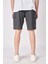 Erkek Dokulu Oversize Bermuda 4
