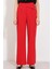 Kadın Kırmızı Yüksek Bel Palazzo Pantolon 6646 3