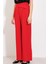 Kadın Kırmızı Yüksek Bel Palazzo Pantolon 6646 4