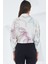 Kadın Oversize Dökümlü Crop Saten Gömlek 906 - Gül Kurusu 5
