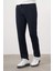 Erkek Lacivert Poliviskon Trend Ipli Jogger Slim Fit Spor Pantolon 1