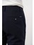 Erkek Lacivert Poliviskon Trend Ipli Jogger Slim Fit Spor Pantolon 4