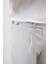 Erkek Gri Poliviskon Trend Pileli Slim Fit Spor Pantolon 4