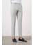 Erkek Gri Poliviskon Trend Pileli Slim Fit Spor Pantolon 2
