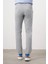 Erkek Gri Poliviskon Trend Ipli Jogger Slim Fit Spor Pantolon 3