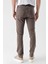Erkek Kahve Mevsimlik Pamuk 5 Cep Slim Fit Jean Pantolon 4