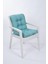 Candy Mint Pofidik Arkalıklı Sandalye Minderi Özel Dikişli Bağcıklı 43X88cm 1