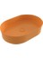 Bocchi Sottile Slim Line Tezgah Üstü Elips 55X38 cm Lavabo Parlak Mandalina Sarısı 1