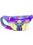 Kids PVC Malzemeden Üretilmiş Pembe Turkuaz Bel Çantası 200 ml 1