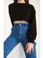 3 Iplik Crop Sweatshirt 1