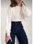 3 Iplik Crop Sweatshirt 3
