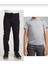 Unisex Çocuk Ribana Bel Lacivert Okul Pantolon +Kısa Kol Pamuk Polo Yaka T-Shırt 1