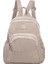 Kaliteli Klınkır Hafif Su Geçirmez Kumaş Sırt Çantası Krem 2
