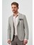 Erkek Çağla Yeşili Dokuma Slim Fit Torba Cep Mono Yaka Spor Ceket 3