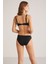 Çıkarılabilir Kaplı Edrev Düz Renk Toparlayıcı Üçgen Bikini Takımı 3