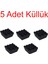 5 Adet Küllük Izgara Küllük Siyah Melamin Kül Tablası 1