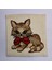 Işlenmiş Goblen Yastık Kedi Desenli Yviic 1
