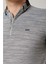 Triko Yaka Fermuarlı Polo Siyah Erkek Tshirt 4