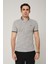 Triko Yaka Fermuarlı Polo Kahve Erkek Tshirt 4