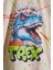 Krem T-Rex Baskılı Yazılı Erkek Çocuk Şortlu Takım 18709 3